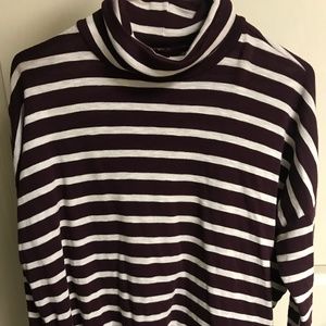 American Eagle striped turtleneck